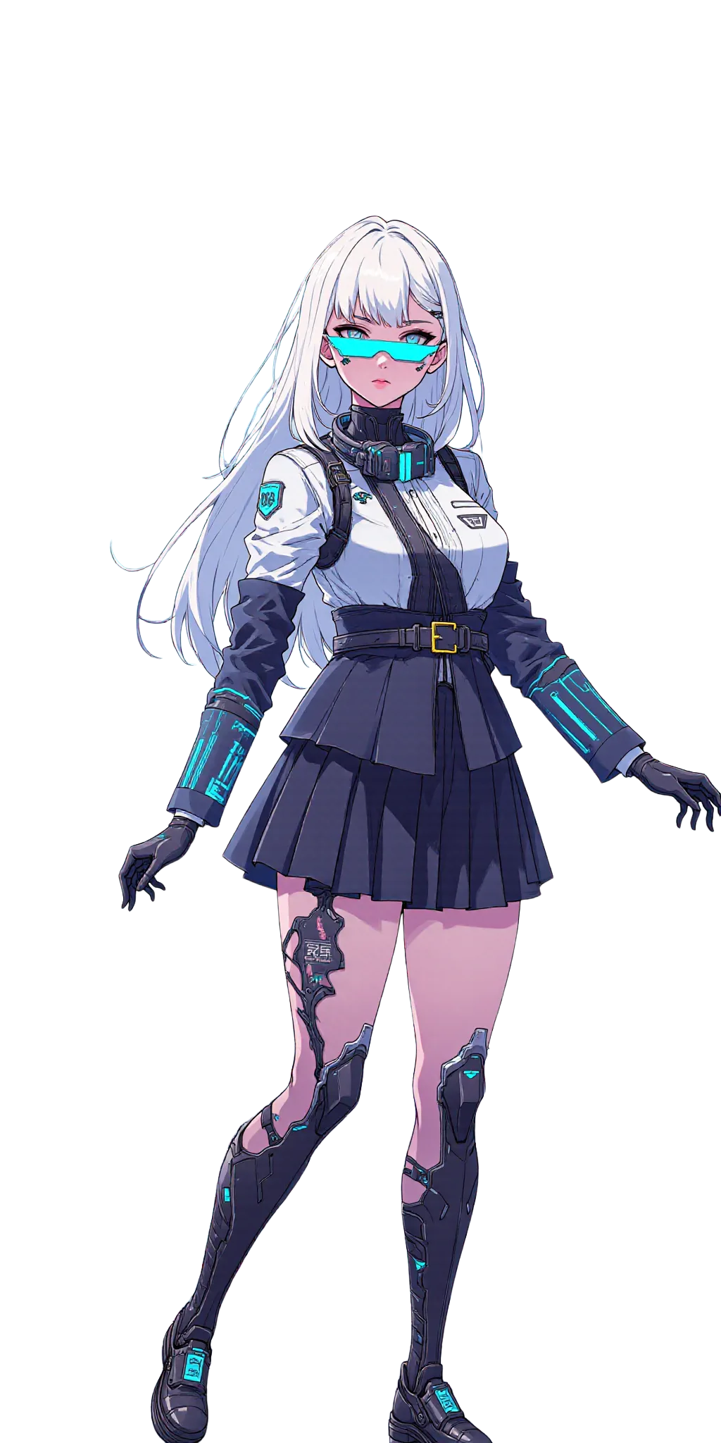 Transformation du style anime Cyberpunk_